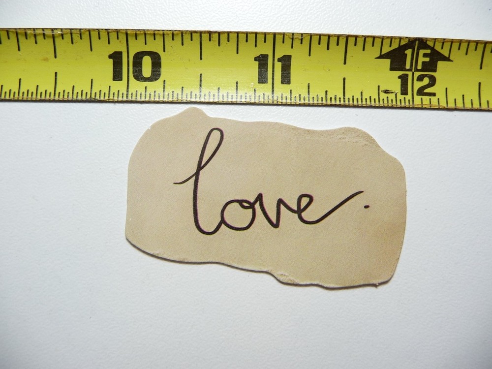 Motivational Love Sticker Decal for Scrapbooking Positive Vibes