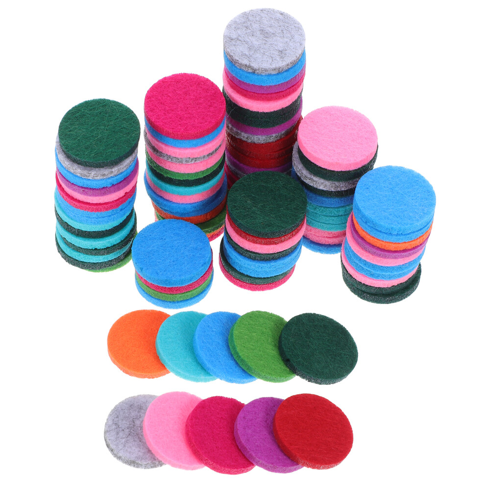 100 Pcs Cotton Diffuser Pads Felt Refill for Aroma Lockets