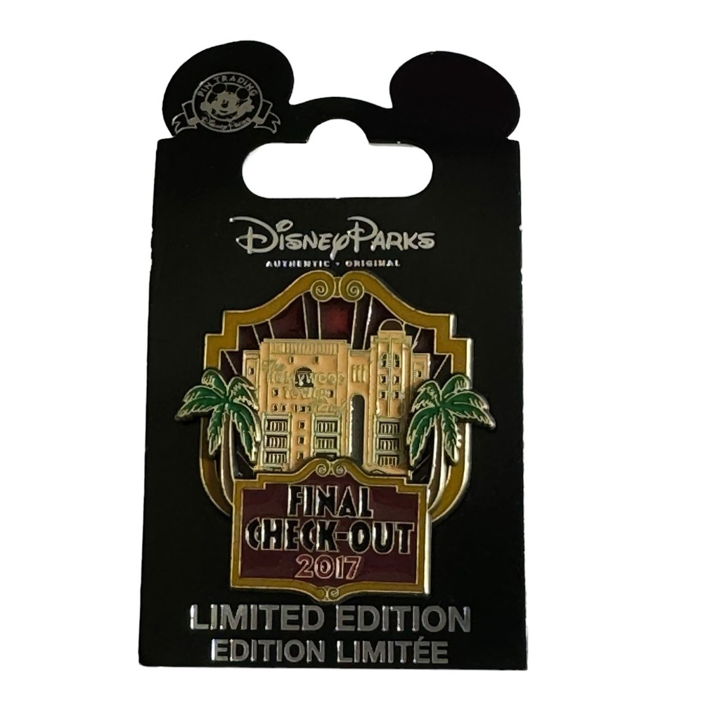 Disney Pin Tower of Terror Final Check-Out 2017 Limited Edition 5000