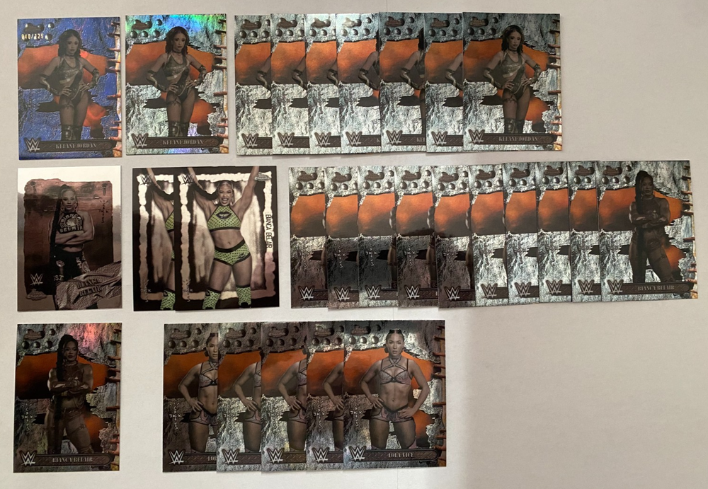 2025 WWE Topps Chrome Cactus Jack Card Lot Of 28 - #'d Refractors Inserts Base