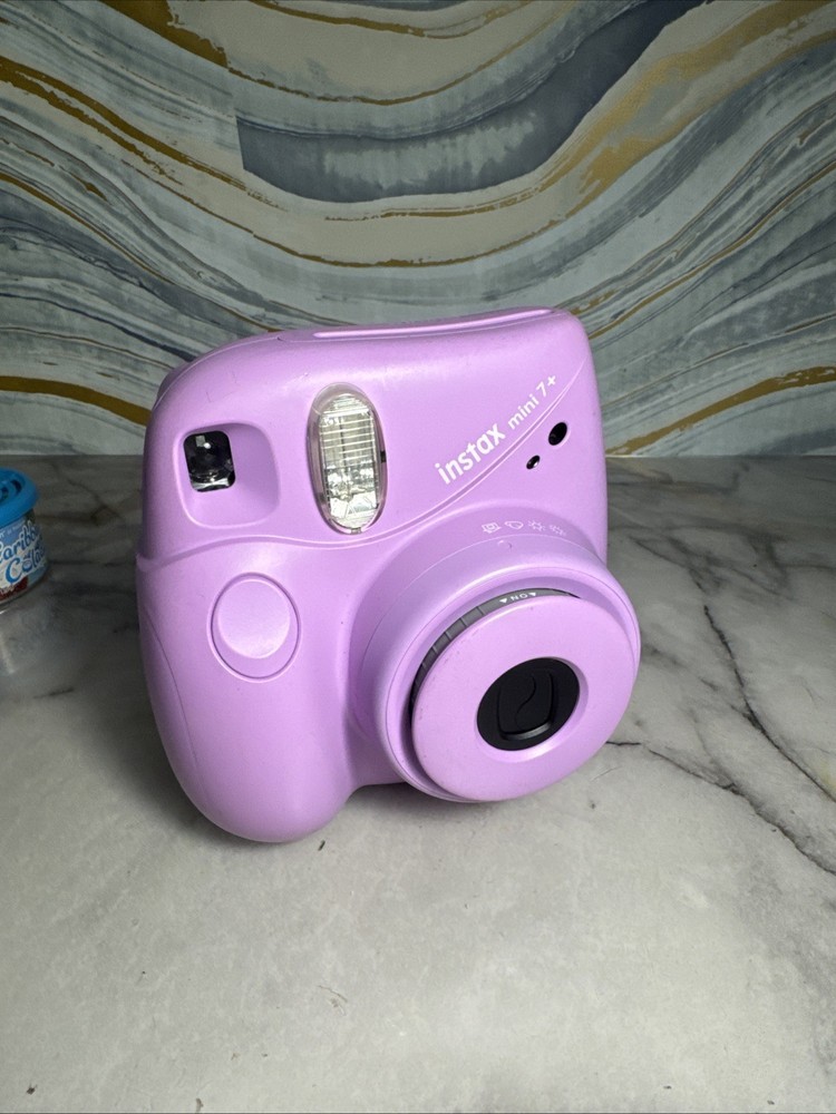 Fujifilm Instax Mini 7+ Instant Camera in Purple Lavender - No Film Included