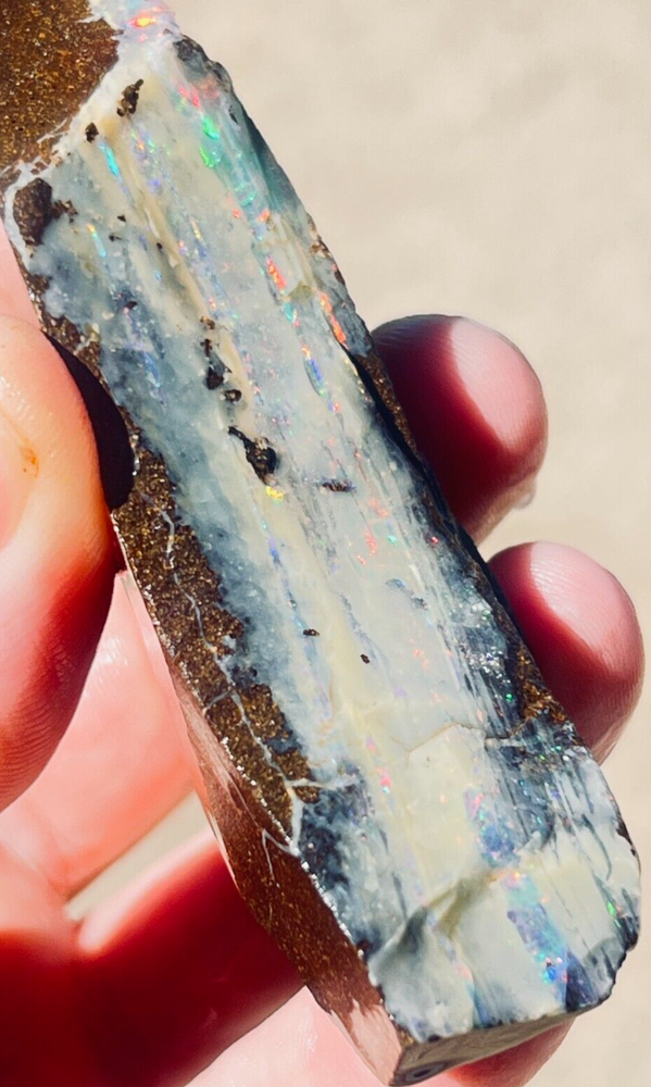 Colorful Rough Boulder Opal Chunk 591cts