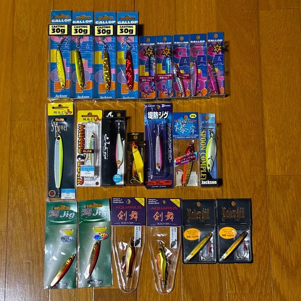 Fishing Lure New and unused metal jigs sold in bulk