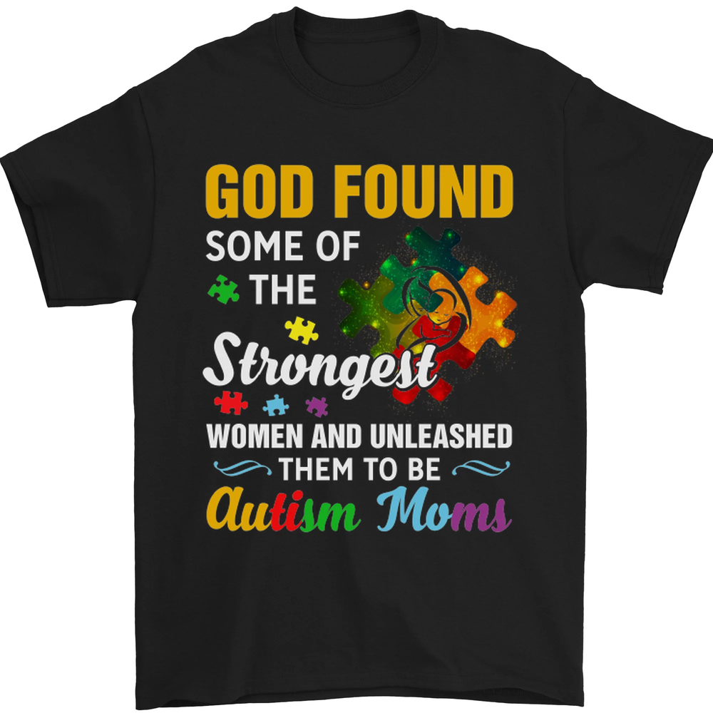 Religious Autism Mom Autistic Mum God ASD Mens T-Shirt 100% Cotton
