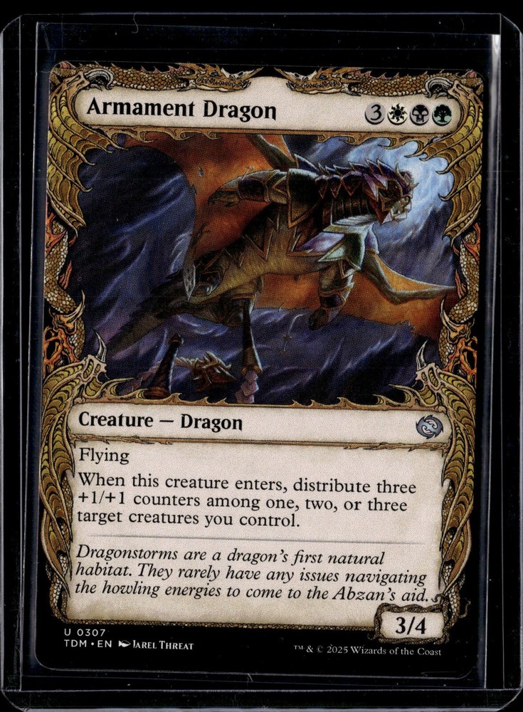 Armament Dragon 307 TDM NM MTG Magic the Gathering Card