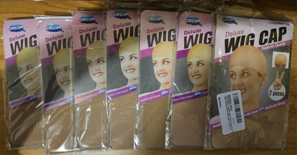 7 Dream Deluxe Wig Caps 2-Pack for Secure Comfort London N43EF Bundle