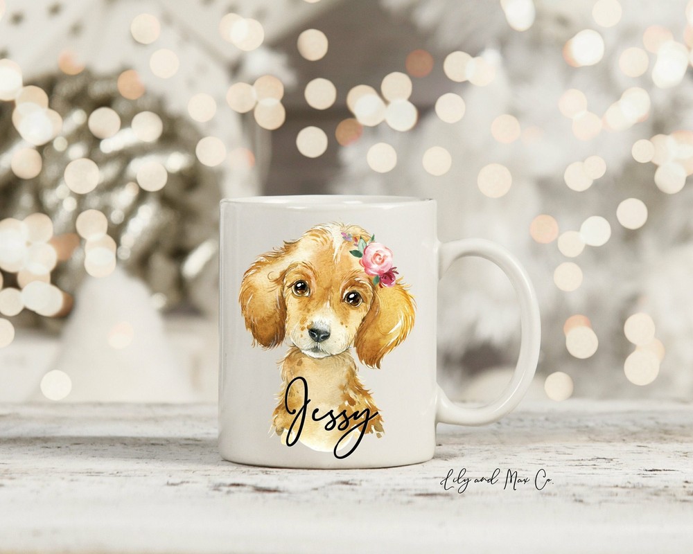 Puppy Mug Christmas Gift Mug Ceramic Mug Puppy Wild One Personalized Mug
