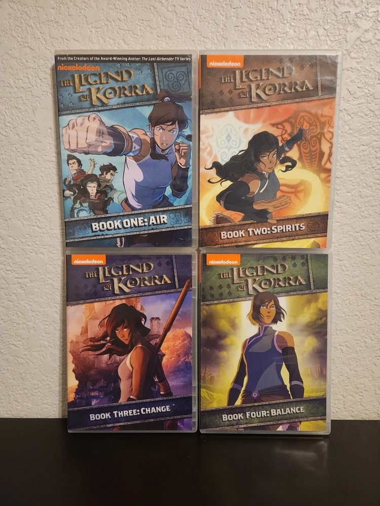 The Legend Of Korra Complete Series DVD Lot of 4 Nickelodeon Pre Owned Tested