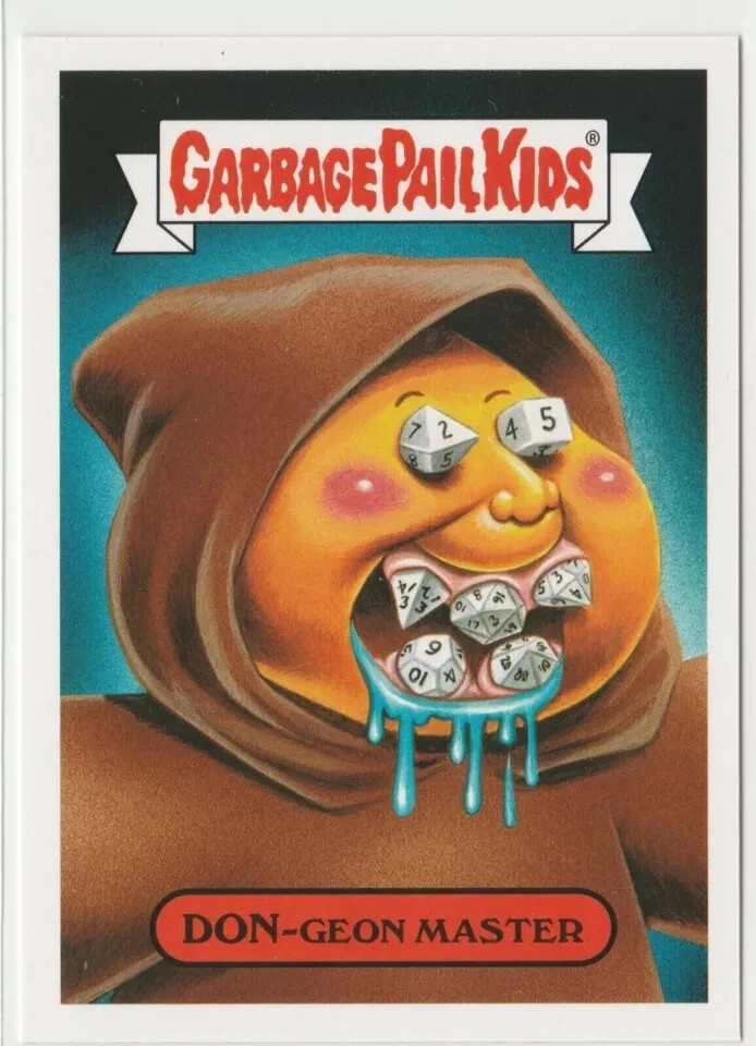 Garbage Pail Kids GPK 2018 We Hate the 80s Don-geon Master #3b Trading Card
