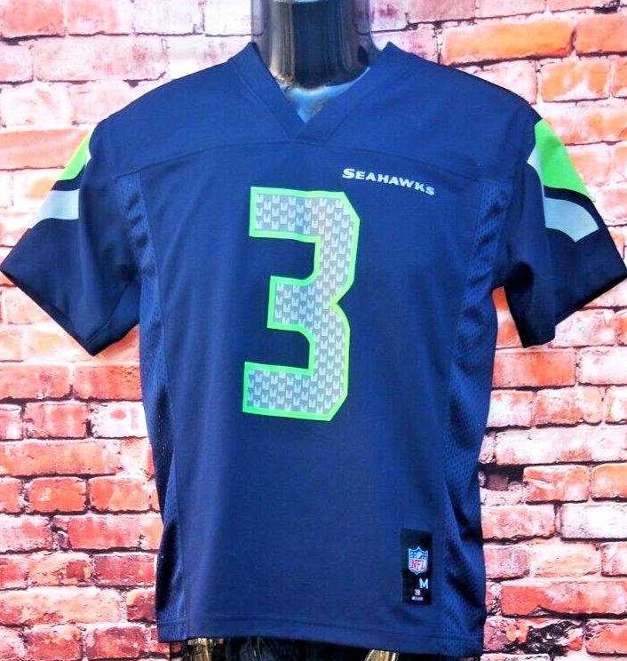 Seattle Seahawks NFL Team Apparel #3 Russel Wilson Jersey