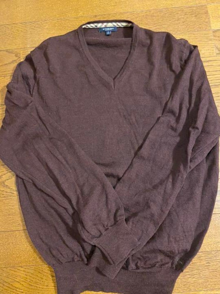 Burberry knit sweater Men's Fashion from Japan