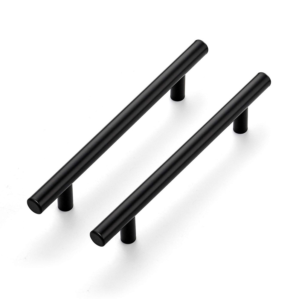 30 Pack 7.38'' Cabinet Pulls Matte Black Stainless Steel Kitchen Cupboard Han...