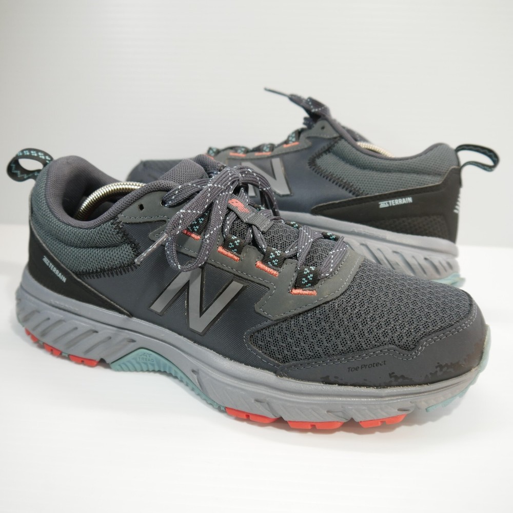 New Balance 510 V5 Womens 9.5 B Gray Trail Running Sneakers WT510LK5