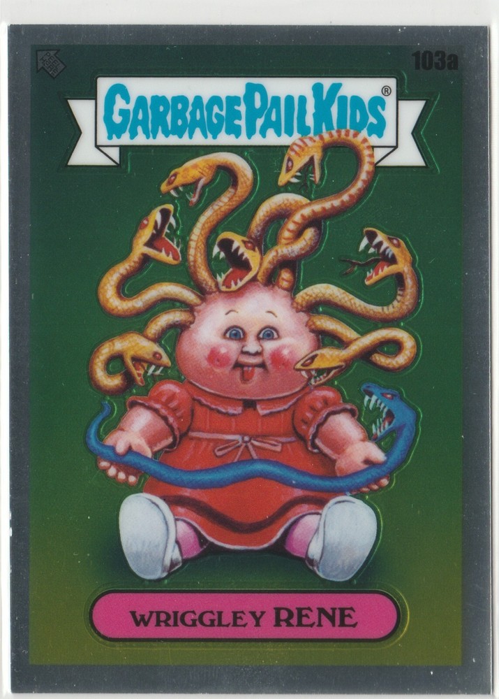 Wriggley Rene #103a Garbage Pail Kids 2020 Chrome Series 3 CS3 GPK Card