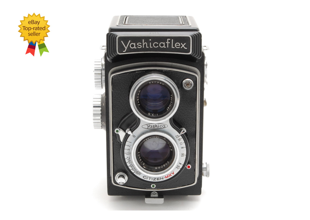 CLA'd Yashicaflex Model A2 6x6 TLR Film Camera 80mm f3.5 Lens JAPAN [N MINT++]