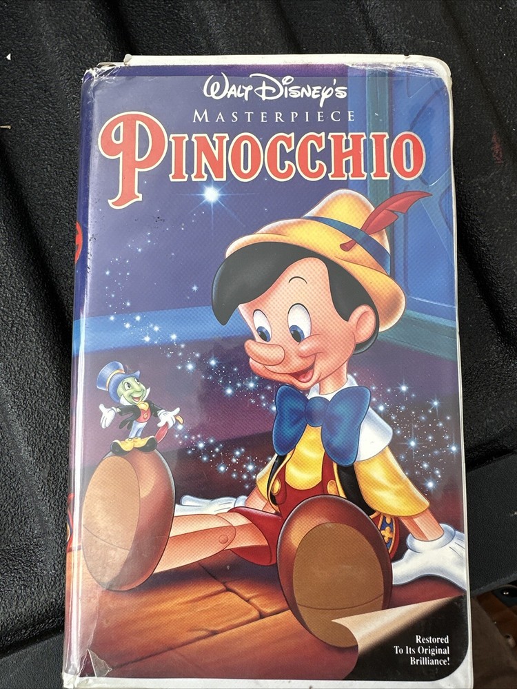 Walt Disney’s Masterpiece Pinocchio (VHS, 1993, Special Edition) Rated G