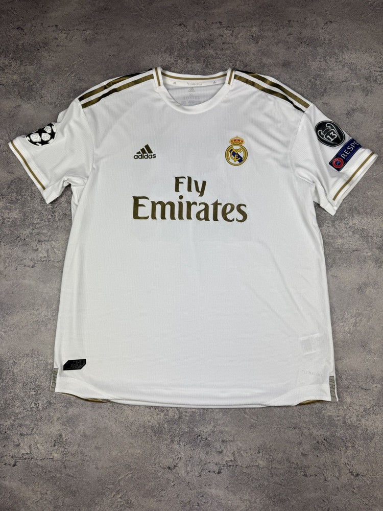 Vintage Adidas Real Madrid Soccer Jersey 2019-20 Home Footbal Shirt Size XL