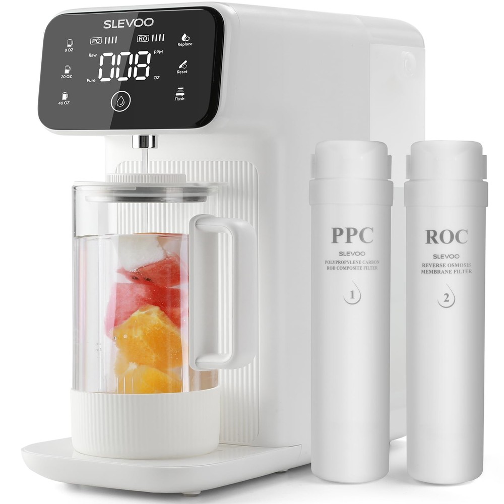 Reverse Osmosis Water Filter Countertop, 6 Stage Ro Water Filtration System with