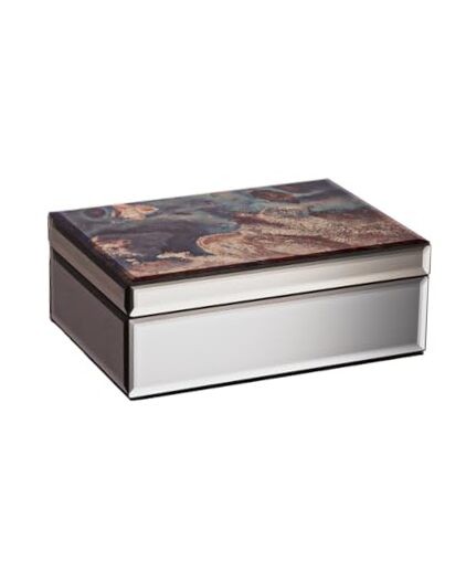 Jewelry Organizer Box with Removable Tray - OceanGlow Storage Solution