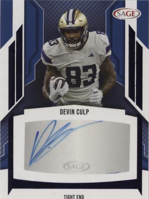 2024 SAGE HIT Low Series - Autographs #A-DC4 Devin Culp (AU, RC)