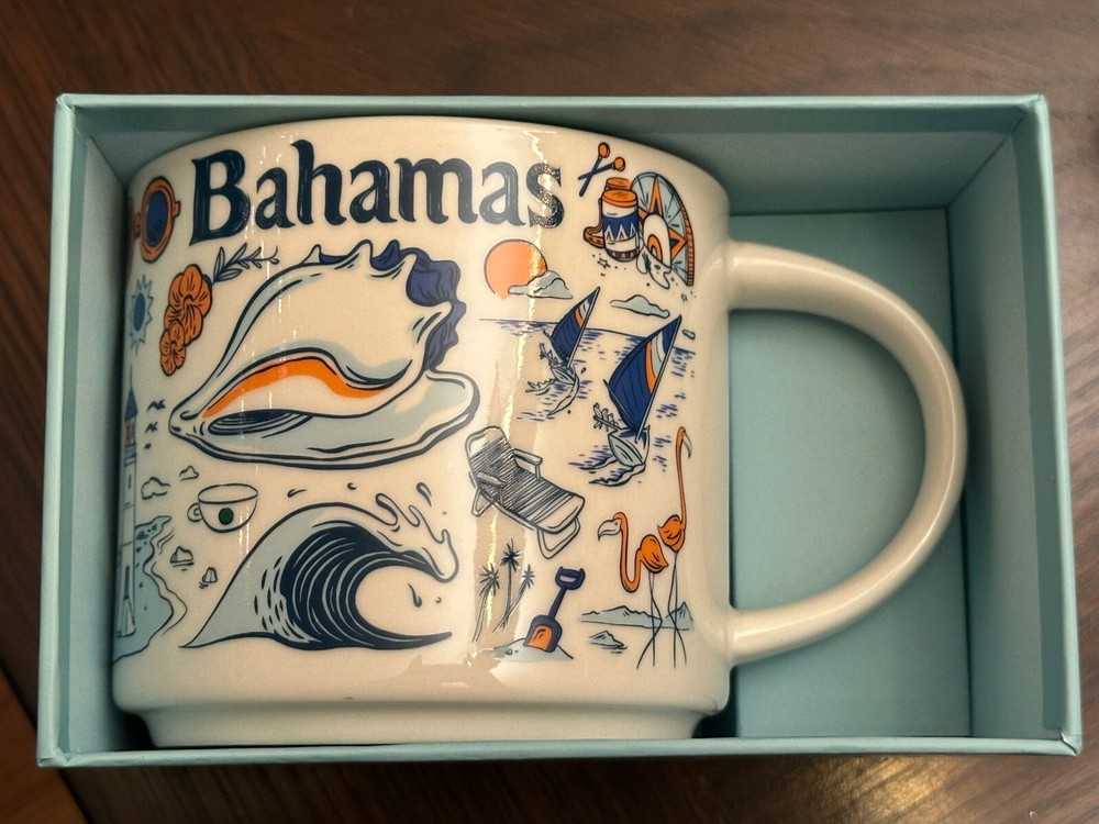 Starbucks Bahamas Been There Series 14oz Coffee Mug New In Box