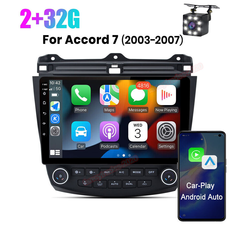 For Honda Accord 2003-2007 Android 13 Stereo Carplay Car Radio GPS 10