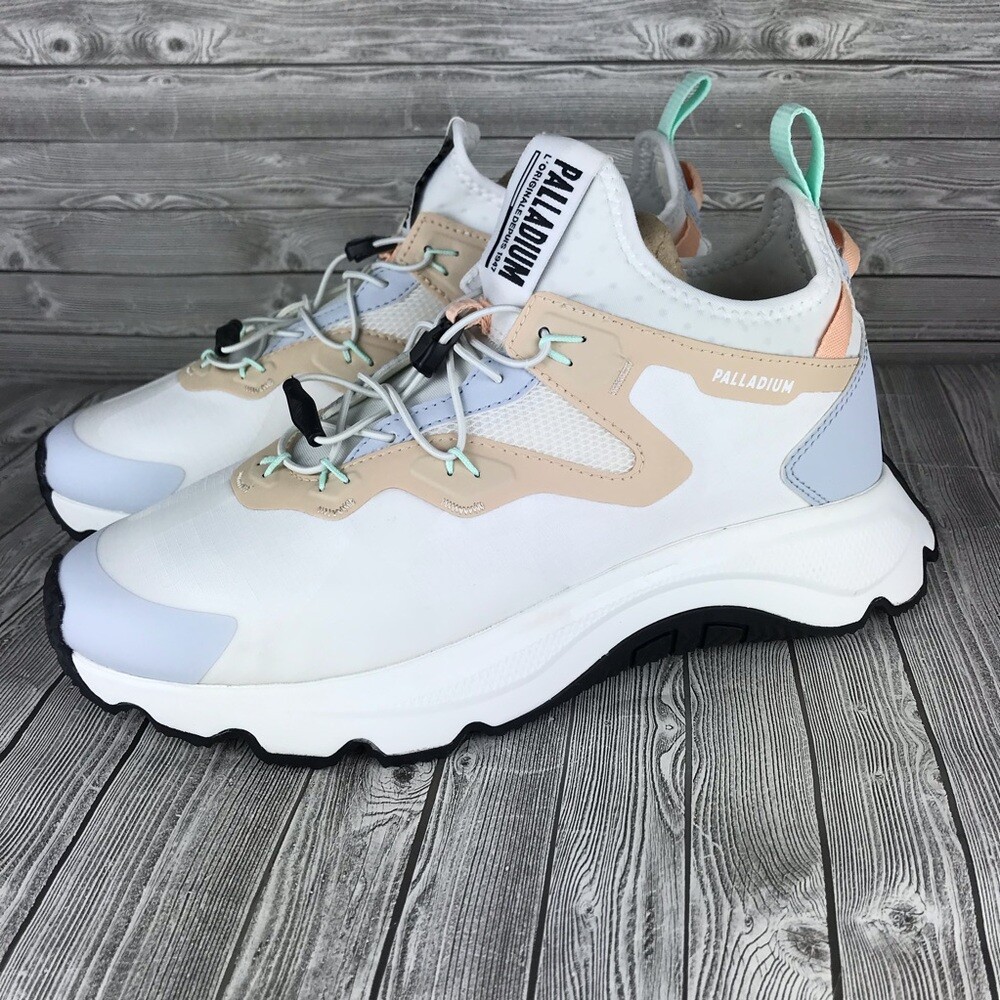 Palladium Thunder Lo S Womens 10 Mens 8.5 Star White/sand Athletic sneaker