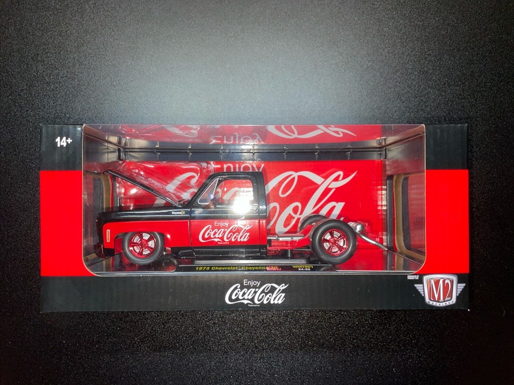 NEW 2024 M2 Machines Coca Cola 1973 Chevrolet Cheyenne 10 BEDLESS CHASE  1/24