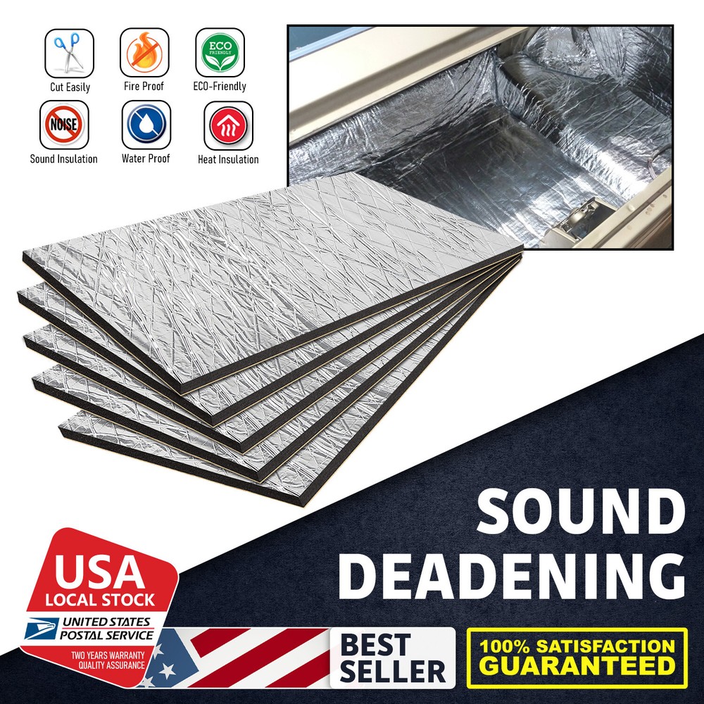 Fireproof Sound Deadener Heat Insulation Mat For Car & Home Hood Thickness 5mm