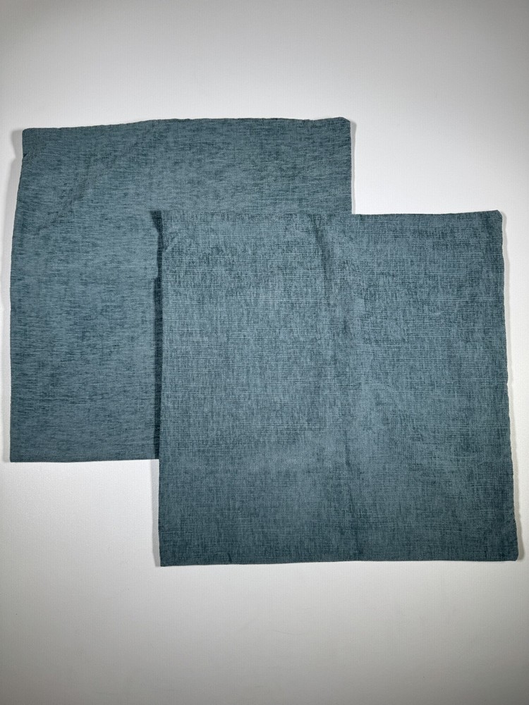 Pillow Cases Pack of 2 Cotton Cushion Covers for Couch Sofa 19x19 Green Soft