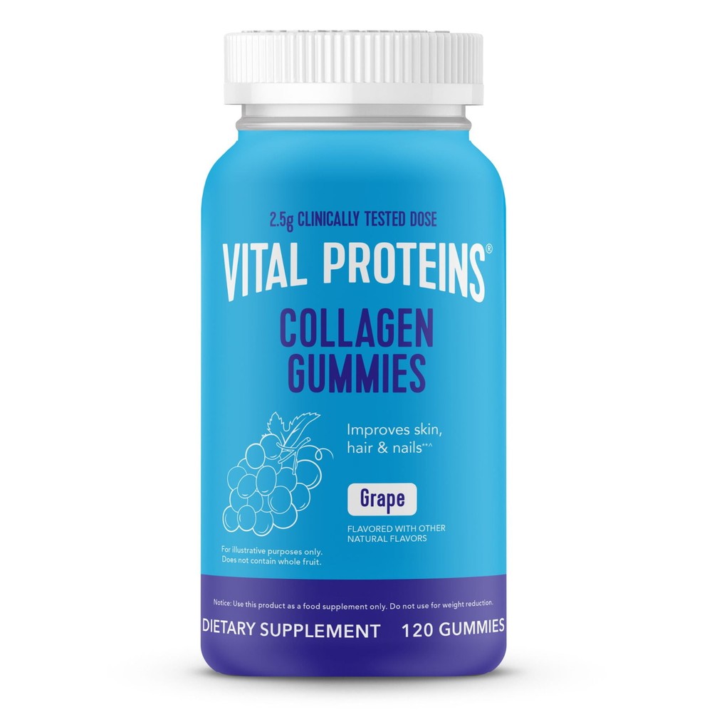 Vital Proteins Collagen Peptides Joint Supplement for Hair and Skin 120 Gummies