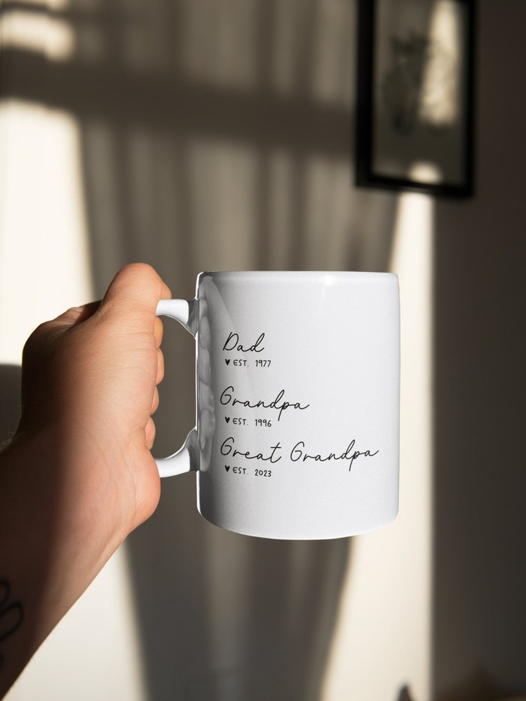 Great Grandpa Mug Great Grandpa Gift Great Grandpa Pregnancy Announcement Mug Ne