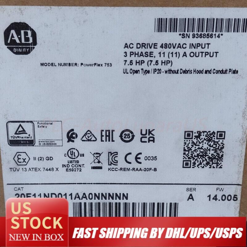 Allen Bradley 20F11ND011AA0NNNNN AB  US Free Tax