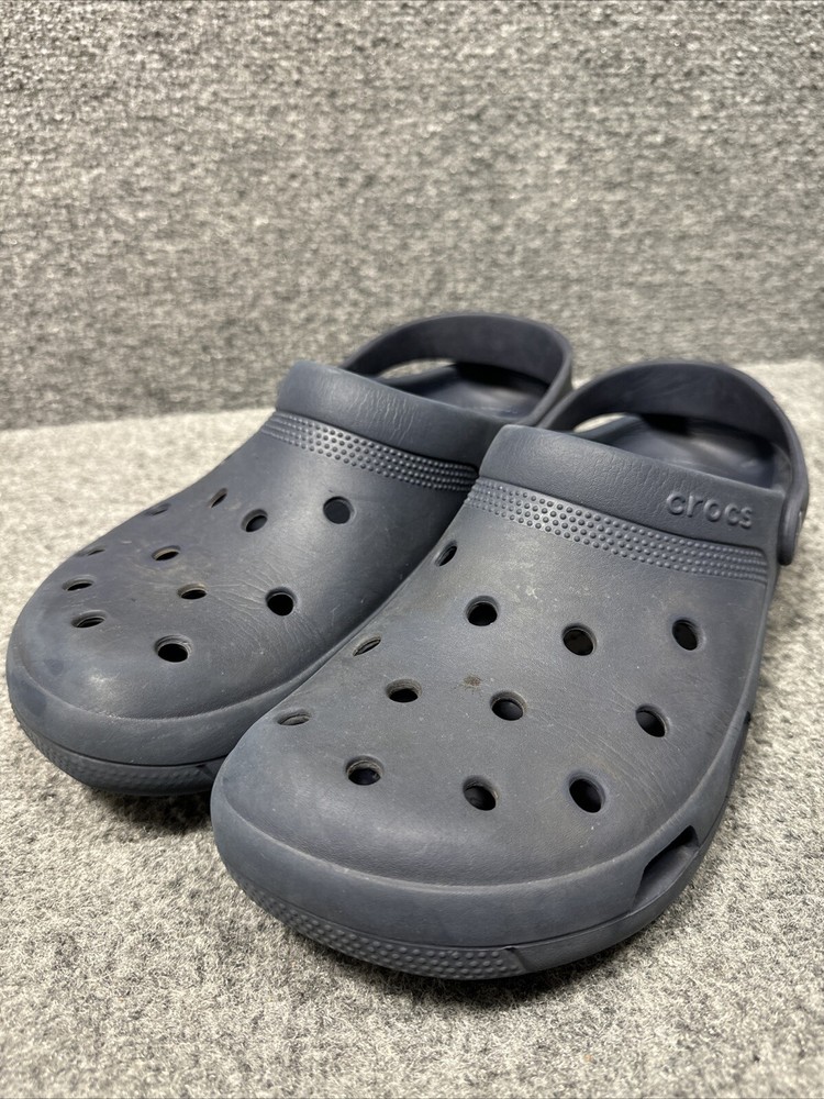 Men’s Crocs Size 12 Blue Good Used Condition
