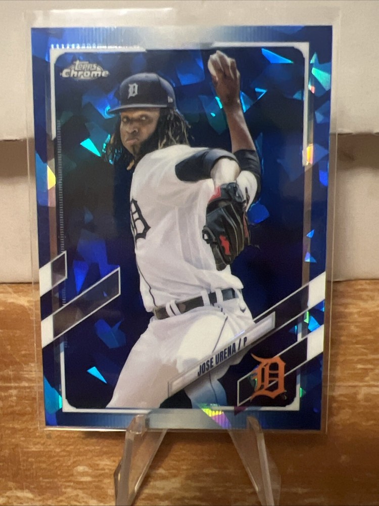 2021 Topps Chrome Update Sapphire #US9 Jose Urena Baseball Card