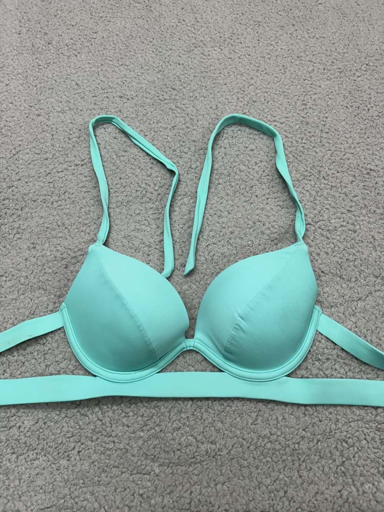 Victoria Secret Swim Bikini Top Womens Size 32C Beach Swimwear Halter