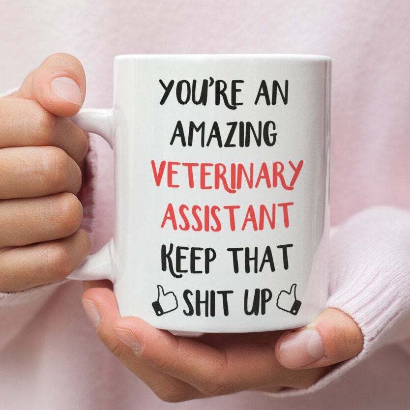 Veterinary Assistant Gift Mug - Perfect For Vet Techs & Animal Care Professionals