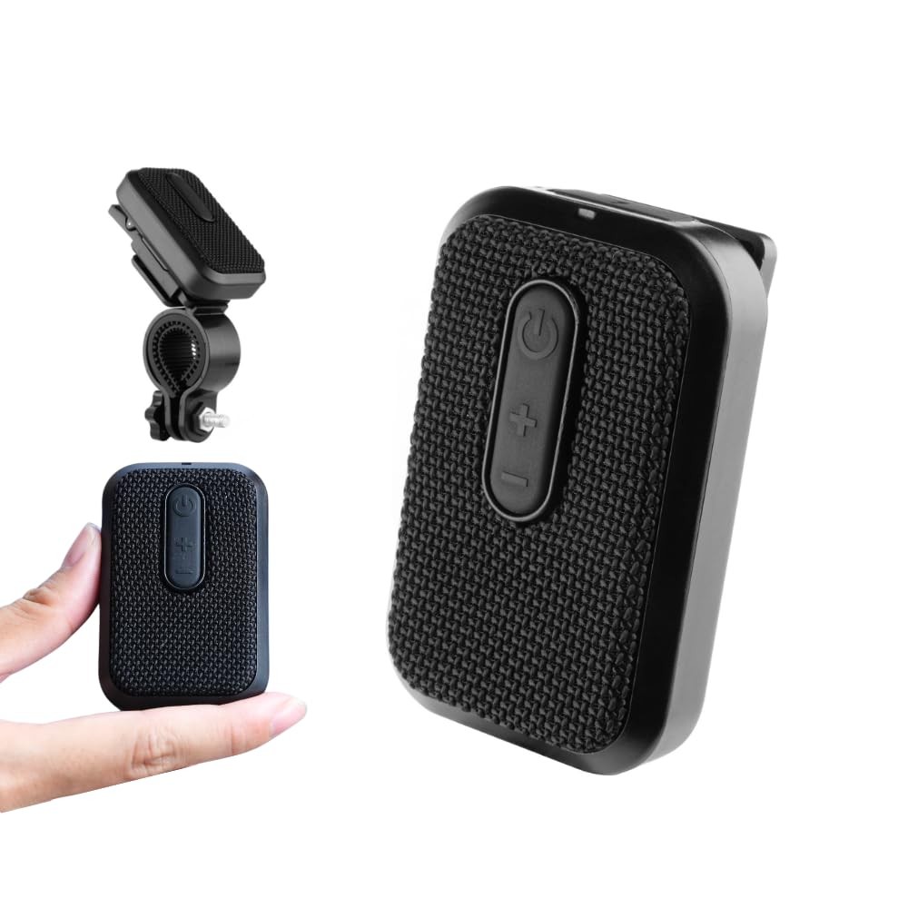 Wearable Waterproof Bluetooth Speaker Mini Clip-on for Bike Golf Cart