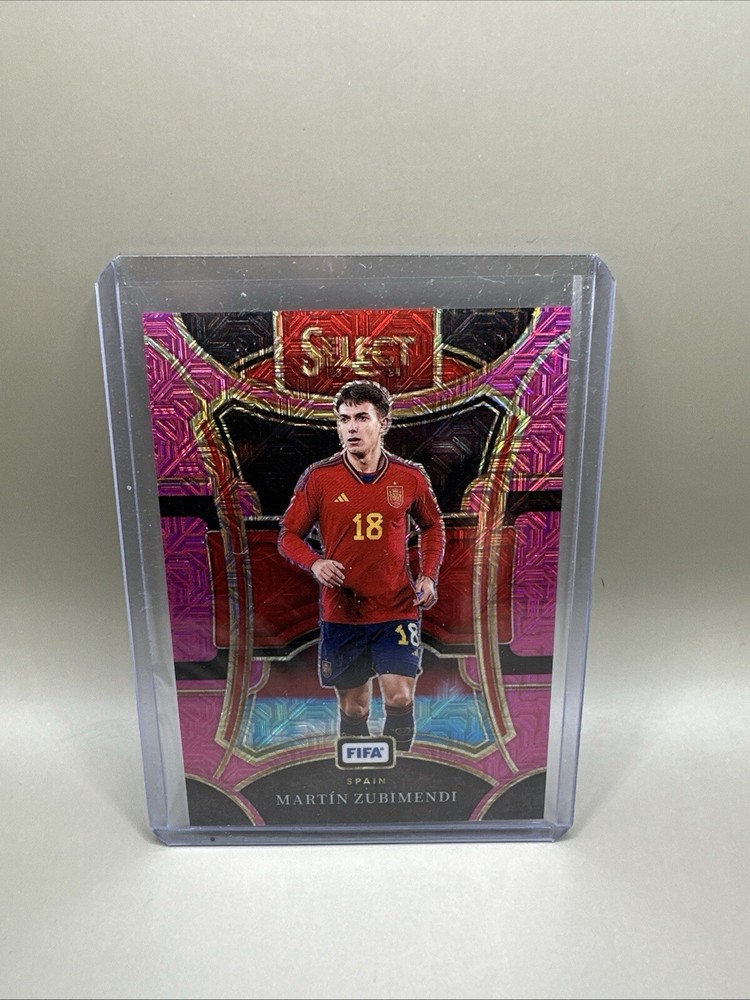 2023-24 SELECT FIFA MARTIN ZUBIMENDI PINK MOJO PRIZM MEZZANINE #120 Ser /199