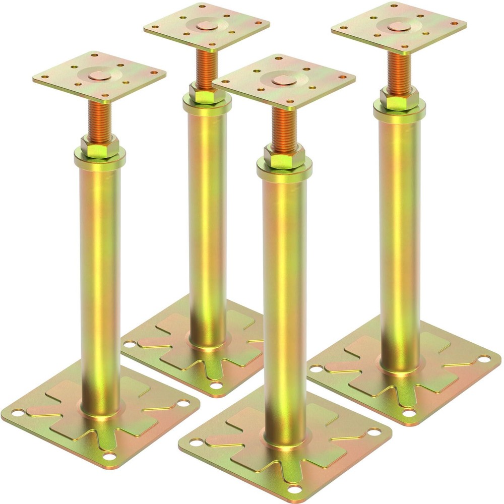 4 Pack Adjustable 11-16 Inch House Foundation Floor Jacks  