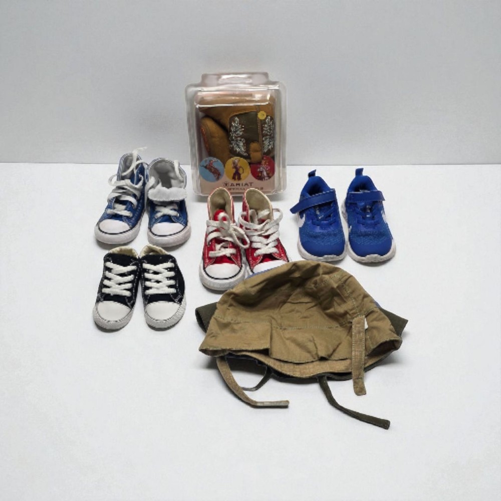 Mixed Lot Baby/Toddler Shoes Converse Nike Ariat Boots Hat
