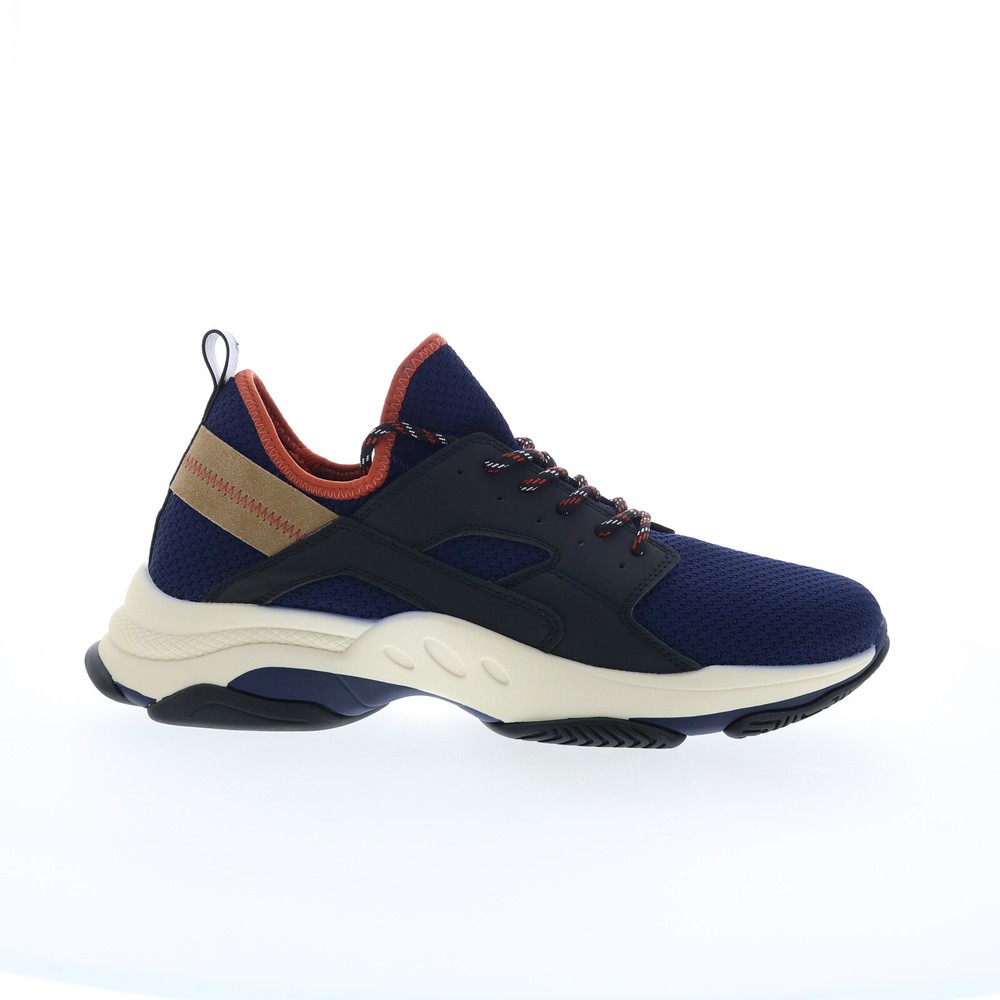 Steve Madden Isles2 ISLE02M1 Mens Blue Mesh Lace Up Lifestyle Sneakers Shoes 13