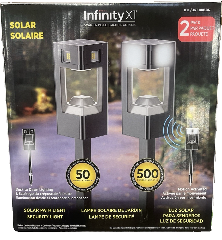 Infinity Pathway 50 lumen CREE SMD LED Security Path Light, 2-pack-NEW OEM