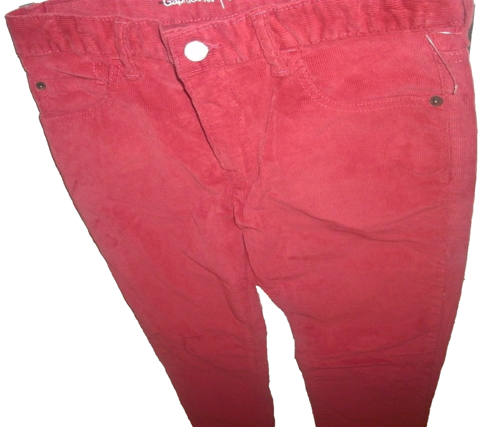 Gap Kids Size 16 Regular Slim Corduroy Adjustable Waist Straight Fit Pants (C19)