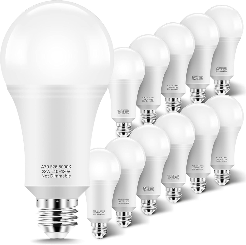 150-200W Equivalent 23W E26 LED Bulb, A21 LED Super Bright Light Bulb, 2500 Lume
