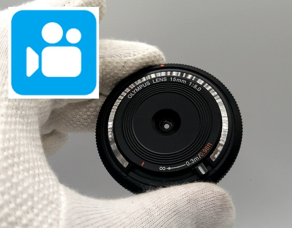 MINT Olympus BCL-1580 15mm f/8 MFT Lens Black Japan Import