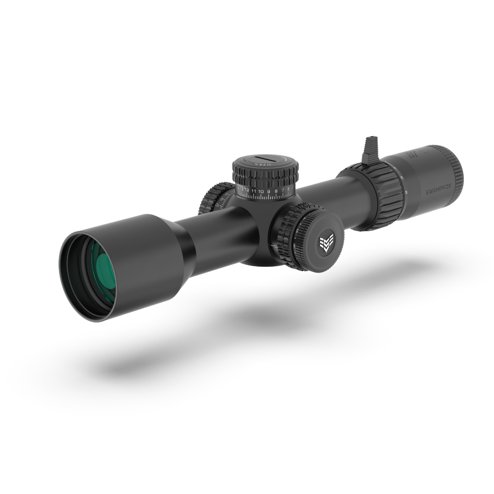 Swampfox Warhawk FFP IR Precision Riflescope 5-25x56 Sharpshooter MOA TWK52556-3
