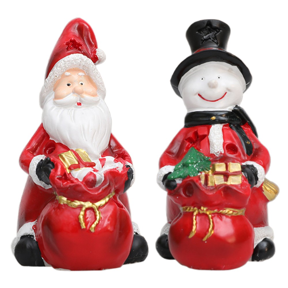 Snowman Figurines Collectibles Resin Snowman Table Decor Christmas superbly