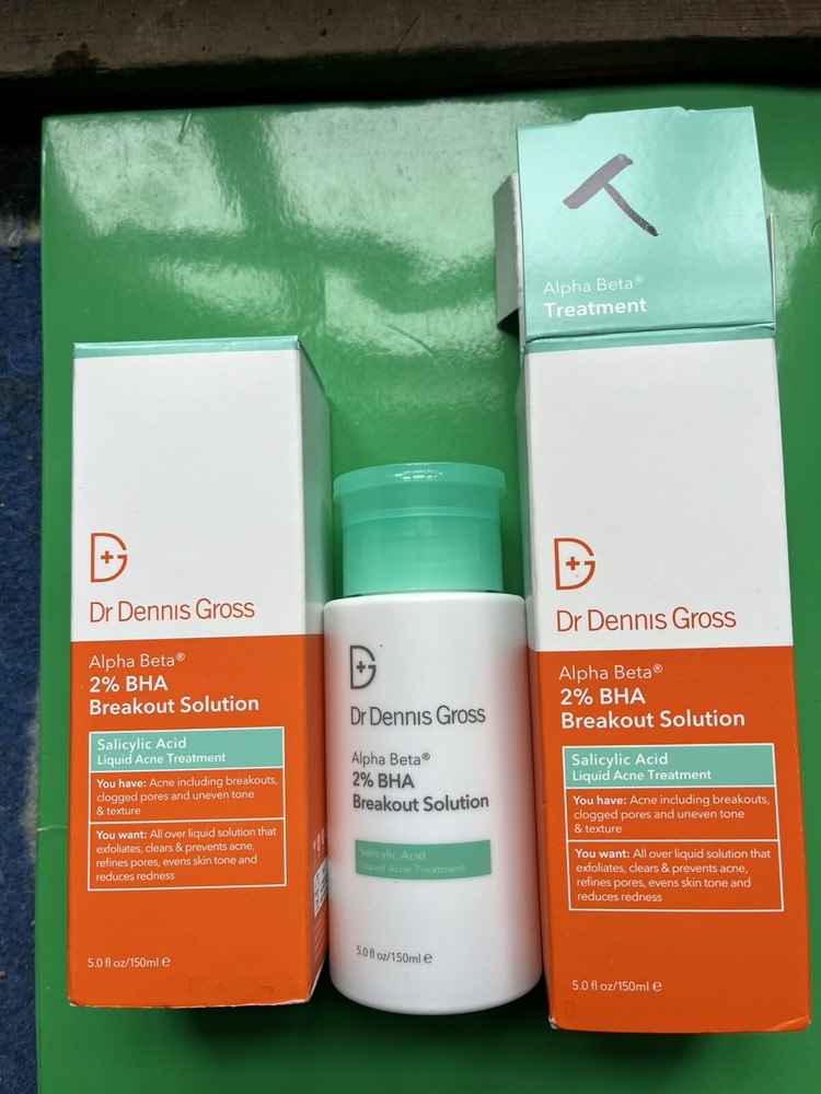 Dr Dennis Gross Alpha Beta 2% BHA Breakout Solution Twin Pack