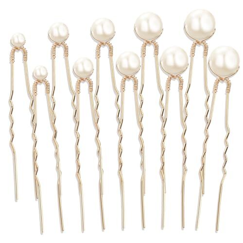 18 Pearl Hair Pins Bridal Accessories Elegant Bobby Clips for Weddings